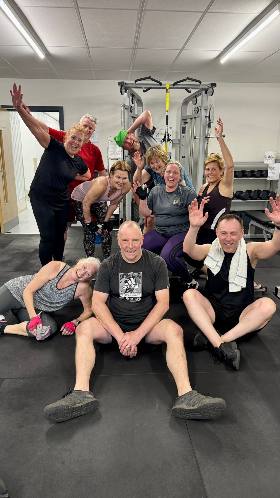 Member lifting at Universal Fitness